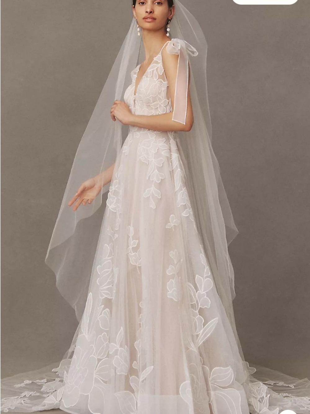 Willowby by Watters Ivory Floral Wedding Gown